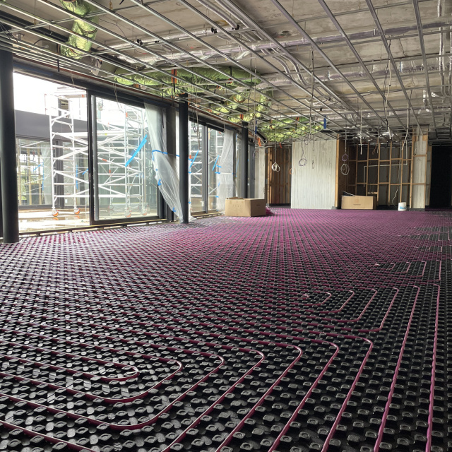 Hydronic In-screed Underfloor Heating System in Melbourne
