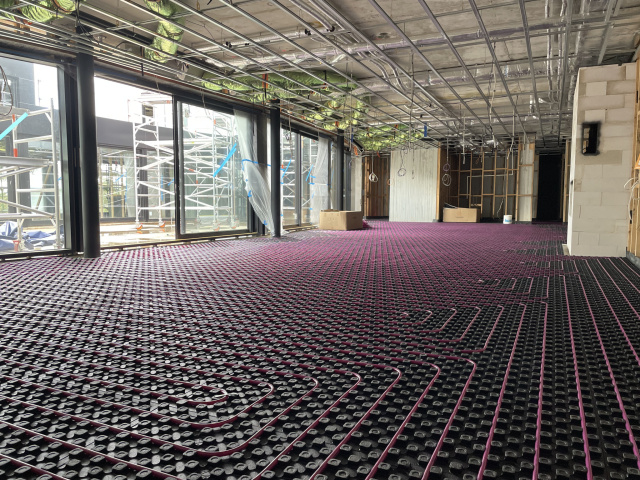 Hydronic In-screed Underfloor Heating System in Melbourne